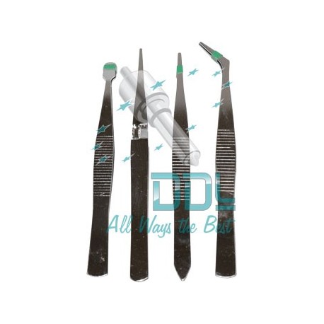 50D211 Precision Tweezer Set x 4