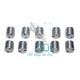 ALLUMINIUM TAMPERPROOF CAP x10