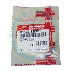 129155-51370 Genuine Yanmar Stoper Valve